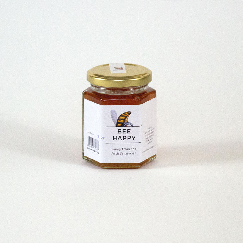 250 grams of delicious honey made in Sweden by Charlotte Nicolin