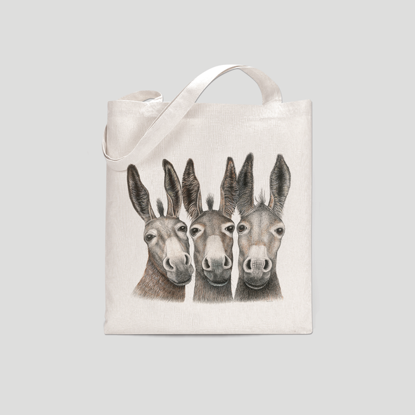 Amigos the donkeys - Tote bag