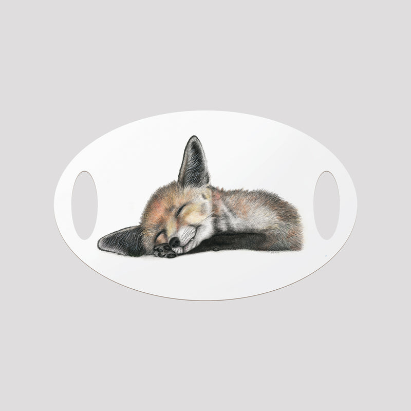 Felix the fox  - Oval Tray