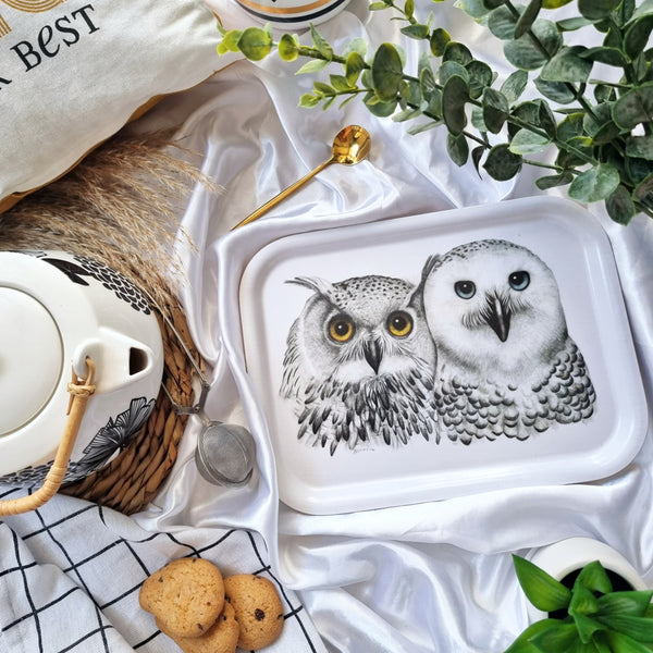 Contemplation The Owls- Tray