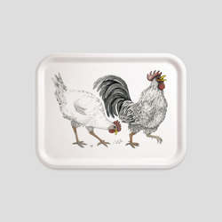 Ruth & Ralph the Hen and Rooster - Tray