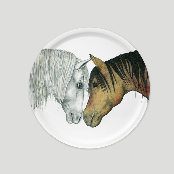 Soulmates Horses - Round Tray